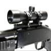 Trinity 4x32 Scope and Rail Mount Kit for Mossberg 500 & 590  Picatinny Weaver Adapter Aluminum Black Mil-Dot Optic view 1
