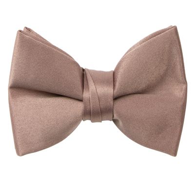 Spring Notion Boys' Pre-Tied Banded Satin Bow Tie, Small, Pink Copper