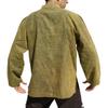 RaanPahMuang Mixed Cotton Professional Chinese Mandarin Jacket Shirt, XX-Small, Stonewashed Muang Cotton - Green & Yellow view 3