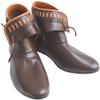 Medieval Leather Renaissance Shoes Ankle Length ABS (Brown, 12) view 1