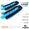 Ankle Weights for Women, Men and Kids - 4 LBS x 2 Strength Training Wrist/Leg/Arm Weight with Adjustable Strap for Jogging, Gymnastics, Aerobics, Physical Therapy (Sky Blue) view 3