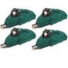 TRENDWAVE SPORTSWEAR 4 Pack of Large Sports Bags for Baseball Softball Cricket (Dark Green) view 1
