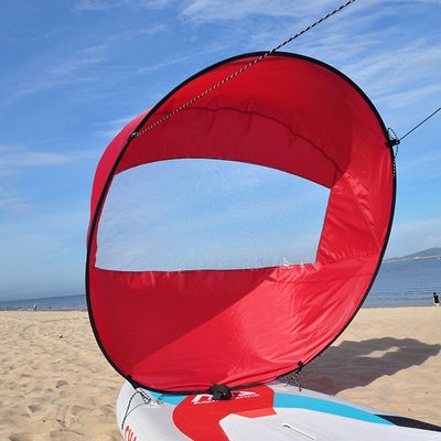 Homebeast 42" Foldable Kayak Wind Paddle Sailing Popup Board Boat Sail Rowing Downwind Boat Canoe Sail Kit,Kayak Accessories,Easy Setup,Compact & Portable