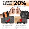 Ankle Weights for Women, Men and Kids - 3 LBS x 2 Strength Training Wrist/Leg/Arm Weight with Adjustable Strap for Jogging, Gymnastics, Aerobics, Physical Therapy (Orange) view 2