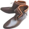 Medieval Leather Renaissance Shoes Ankle Length ABS (Black, 13) view 1