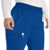 Dickies Women's Scrub Pants Natural Rise Tapered Leg Pull-On Bottoms with 7 Pockets and Knit Waistband DK005P, XXS Petite, Ga view 2