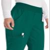EDS Essentials Scrubs for Women, Yoga-Inspired Pull-On Pant with Four-Way Stretch and Moisture Wicking DK005, XXS, Hunter Green view 2