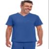 Dickies EDS Essentials Men Scrubs Top Tuckable V-Neck DK635, XS, Galaxy Blue view 1