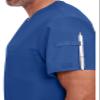 Dickies EDS Essentials Men Scrubs Top Tuckable V-Neck DK635, XS, Galaxy Blue view 3