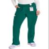 EDS Essentials Scrubs for Women, Yoga-Inspired Pull-On Pant with Four-Way Stretch and Moisture Wicking DK005, M, Hunter Green view 1