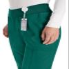 EDS Essentials Scrubs for Women, Yoga-Inspired Pull-On Pant with Four-Way Stretch and Moisture Wicking DK005, M, Hunter Green view 3