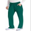 EDS Essentials Scrubs for Women, Yoga-Inspired Pull-On Pant with Four-Way Stretch and Moisture Wicking DK005, M, Hunter Green view 4
