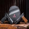 Grizzly's UTAH Pistol Protection Case, Super Padded Protective Case, Fits Medium and Full Size Pistols. Three zippered Pockets. Protect Your SURVIVAL Gear. Will fit on belt or in gear bag view 2