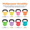 Amazon Basics Vinyl Kettlebell, 15 pound, Pink view 4