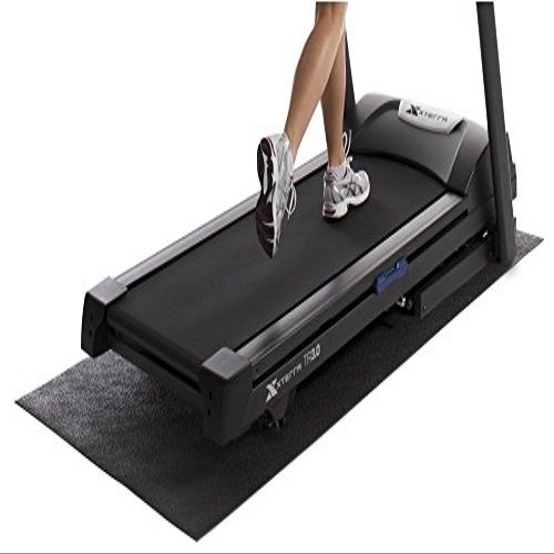 ANDY'S CARPETS. Floor Mat Fitness Machine Sport Exercise Bike Protective Black Equipment 3' X 6'