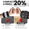 Ankle Weights for Women, Men and Kids - 5 LBS x 2 Strength Training Wrist/Leg/Arm Weight with Adjustable Strap for Jogging, Gymnastics, Aerobics, Physical Therapy (Grey) view 2