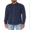 Amazon Essentials Slim-Fit Dress Shirts for Men - Long-Sleeve, Pocket, Button-Down Oxford Shirt, Navy, Large view 1
