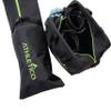 Athletico Two-Piece Ski and Boot Bag Combo | Store & Transport Skis Up to 200 CM and Boots Up To Size 13 | Includes 1 Ski Bag & 1 Ski Boot Bag (Black with Green Trim) view 4