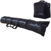 Athletico Padded Two-Piece Ski and Boot Bag Combo | Store & Transport Skis Up to 200 CM and Boots Up To Size 13 | Includes 1 Padded Ski Bag & 1 Padded Ski Boot Bag (Black with Blue Trim (Padded)) view 1