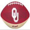 NCAA Oklahoma Sooners Unisex 07903045111NCAA Downfield Youth Football (All Team Options), Red, One Size view 1