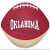 NCAA Oklahoma Sooners Unisex 07903045111NCAA Downfield Youth Football (All Team Options), Red, One Size view 2