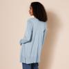 Amazon Essentials Women's Lightweight Open-Front Cardigan Sweater (Available in Plus Size), Indigo Blue Heather, XX-Large view 3