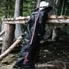 Athletico Two-Piece Ski and Boot Bag Combo | Store & Transport Skis Up to 200 CM and Boots Up To Size 13 | Includes 1 Ski Bag & 1 Ski Boot Bag (Black with Pink Trim) view 1