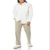 Amazon Essentials Men's Straight-Fit Wrinkle-Resistant Flat-Front Chino Pant, Khaki Beige, 30W x 30L view 4