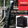Athletico Padded Two-Piece Ski and Boot Bag Combo | Store & Transport Skis Up to 200 CM and Boots Up To Size 13 | Includes 1 Padded Ski Bag & 1 Padded Ski Boot Bag (Black with Green Trim (Padded)) view 3