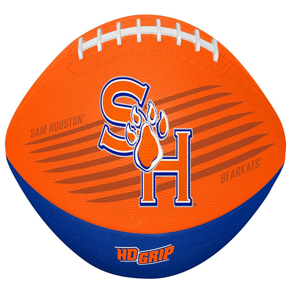 Rawlings NCAA Downfield Youth Size Football with 5X HD Grip, Sam Houston State