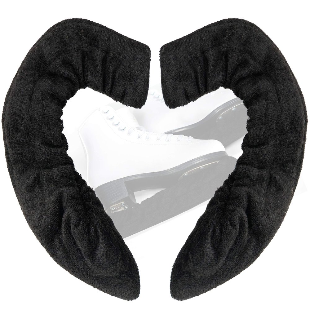 Athletico Ice Skate Blade Covers - Guards for Hockey Skates, Figure Skates, and Ice Skates - Skating Soakers Cover Blades from Youth to Adult Size - Men, Women, & Kids (Medium, Black)