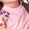 Julysand Toddler Girls Rash Guard Sets Pink Flowers Modest Swimwear Two Pieces Swimsuit UV Sun Protection Suit 12004-4T view 4