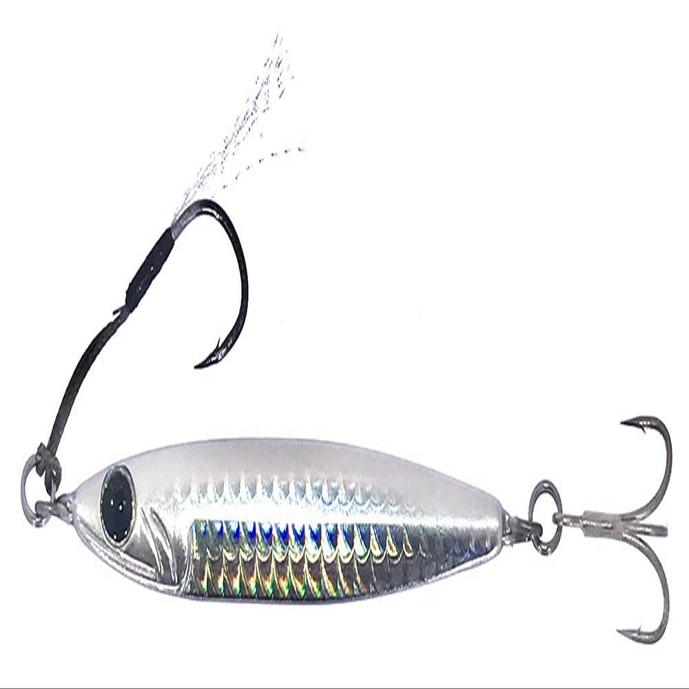 ZEAKE Metal Jig RS001, R Sardine, 1.1 oz (30 g), Metallic Silver