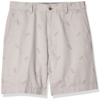Amazon Essentials Men's Classic-Fit 7" Chino Shorts, Grey Pineapple, 38
