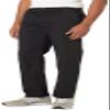 Amazon Essentials Men's Straight-Fit Wrinkle-Resistant Flat-Front Chino Pant, Black, 28W x 32L view 1
