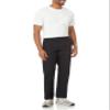 Amazon Essentials Men's Straight-Fit Wrinkle-Resistant Flat-Front Chino Pant, Black, 28W x 32L view 4