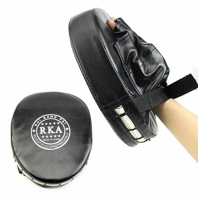 Forgun Mitt MMA Karate Combat Boxing Training Thai Kick Focus Target Punch Pad Glove (Black)