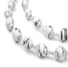 The Bead Chest Recycled Paper Bead Necklace from Uganda - Fair Trade African Jewelry (White & Black) view 1