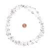 The Bead Chest Recycled Paper Bead Necklace from Uganda - Fair Trade African Jewelry (White & Black) view 2