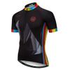 Bike Short Sleeve Cycling Jersey Men Sports MTB Breathable Riding Top Shirts Black XXL view 1