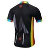 Bike Short Sleeve Cycling Jersey Men Sports MTB Breathable Riding Top Shirts Black XXL view 2