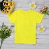 Moonker Baby Tops for 2-8 Years Old,Toddler Boys Kids Short Sleeve Cartoon Dinosaur Print Tees Shirt Blouse (Yellow, 6-7 Years Old) view 2