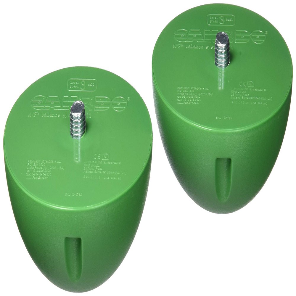 Cando MVP Balance System Products, Pair of Green Balls, Moderate Level