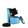9" in Turquoise Blue Velvet High Heel Shoe Hidden Jewelry Box view 3
