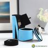 9" in Turquoise Blue Velvet High Heel Shoe Hidden Jewelry Box view 4
