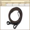 Henri de Rivel Advantage Rubber Reins - Australian Nut - Horse view 2