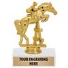 Crown Awards 4.75" Gold Jumping Horse Trophies - Custom Horse Award Trophy 50 Pack Prime view 1