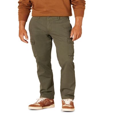 Amazon Essentials Men's Slim-Fit Stretch Cargo Pant (Available in Big & Tall), Olive, 33W x 28L