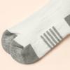 Amazon Essentials Men's Performance Cotton Moisture Control Socks, Athletic Crew, Breathable, 6 Pairs, White, 13-15 view 4