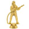 Crown Awards 6" Gold Firefighter Trophies - Fire Department Award Trophy 10 Pack view 2
